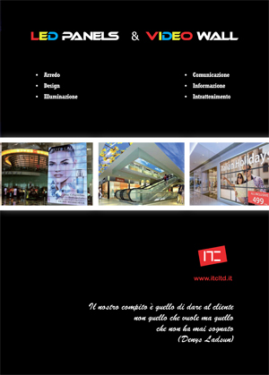 LED PANELS DECOR e  VIDEOWALL