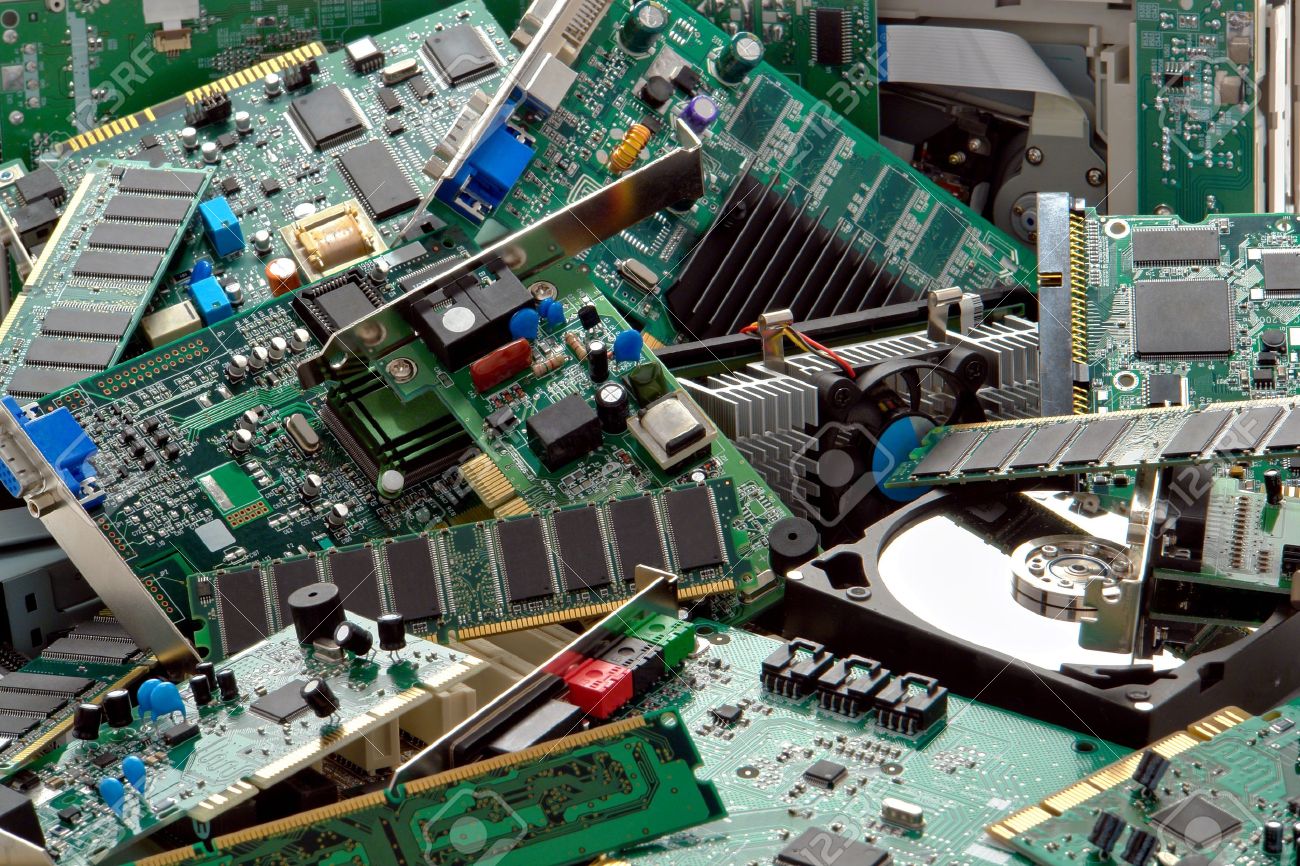 Electronics components waste  Plasma Solution ITC Ltd 